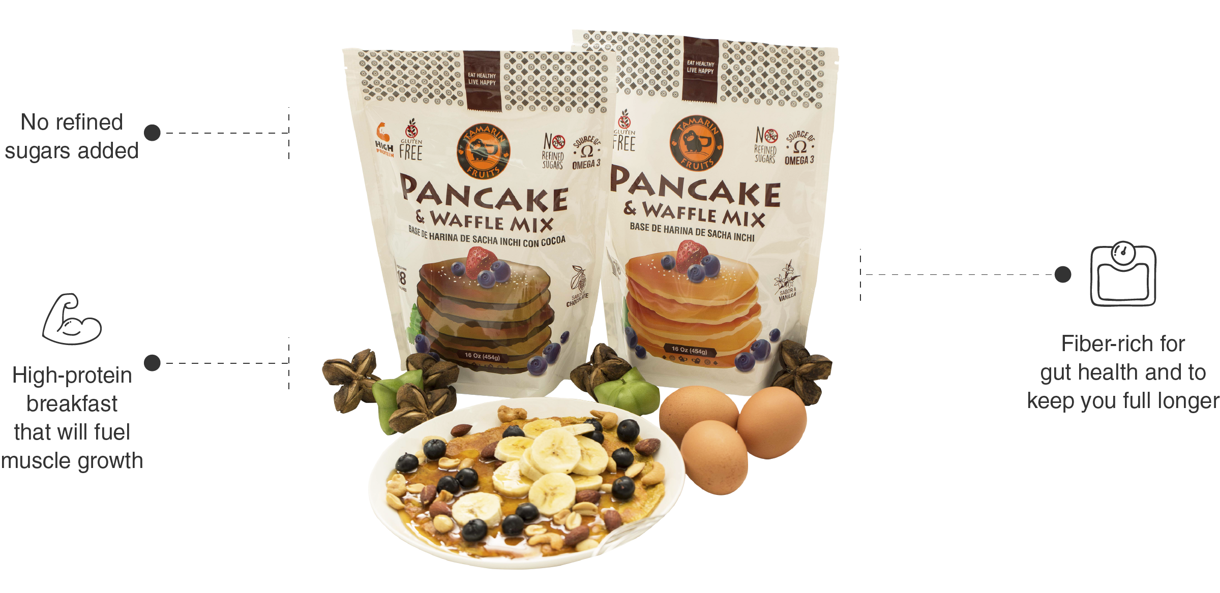 Pancake & Waffle Mix Tamarin Fruits®